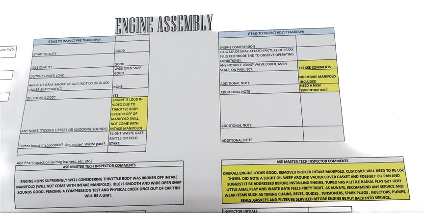 Thumbnail 7: 2016-2017 BMW X1 (F48) 2.0L B46 TURBO ENGINE MOTOR ASSEMBLY (100k)