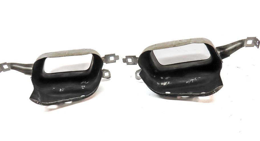 Thumbnail 2: 2009-2012 BMW 750i 750Li (F02) REAR MUFFLER EXHAUST PIPE TIP SET/2