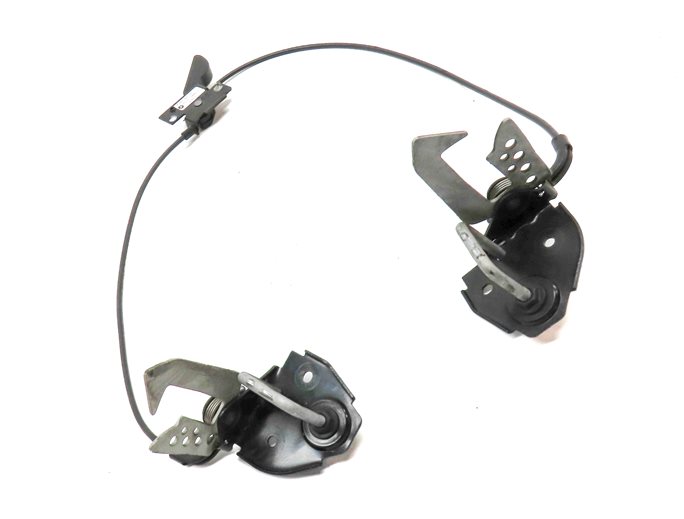 2012 BMW 750XI (F02) FRONT HOOD BONNET LID SAFETY HOOK CATCH LATCH SET/3