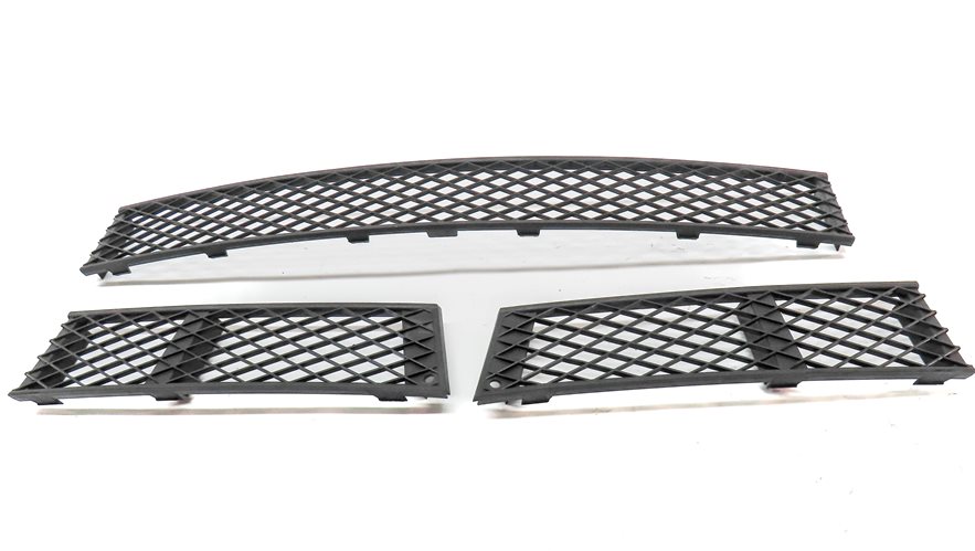 Thumbnail 2: 09-12 BMW 7 (F01 F02) FRONT LOWER LEFT RIGHT CENTER BUMPER AIR VENT GRILLE SET/3
