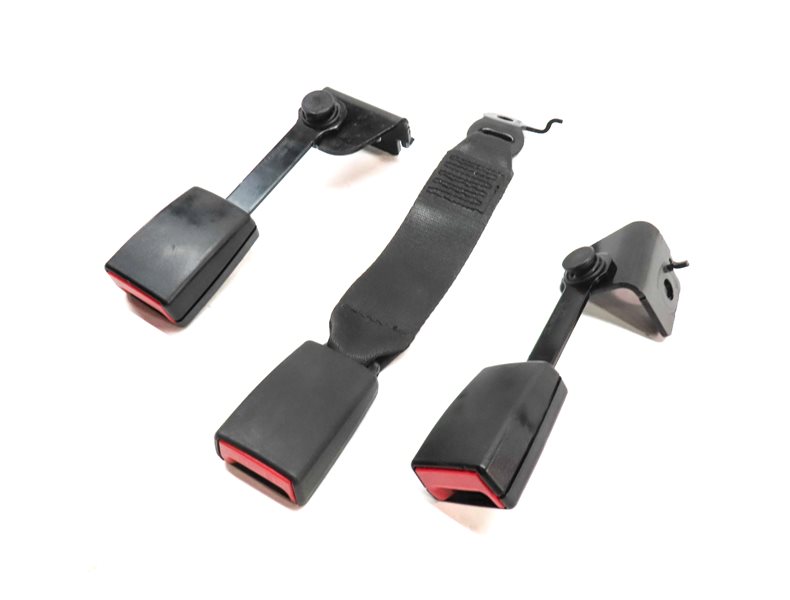Thumbnail 1: 2012 BMW 750XI (F02) REAR LEFT CENTER RIGHT SEAT SEATBELT BUCKLE RECEIVER SET/3