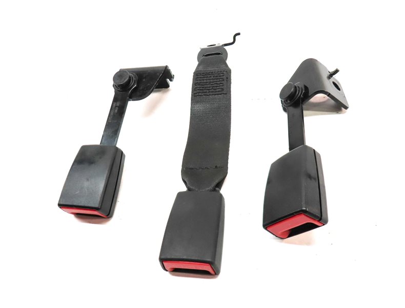 Thumbnail 2: 2012 BMW 750XI (F02) REAR LEFT CENTER RIGHT SEAT SEATBELT BUCKLE RECEIVER SET/3