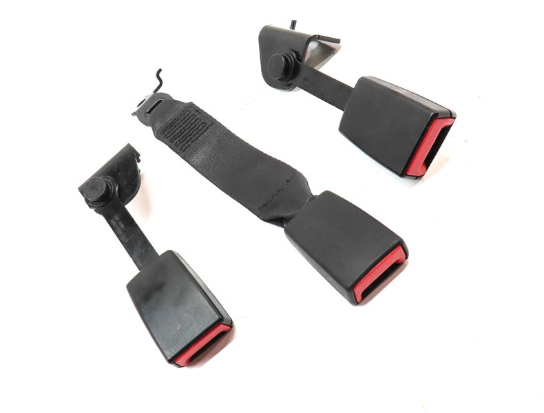 Thumbnail 3: 2012 BMW 750XI (F02) REAR LEFT CENTER RIGHT SEAT SEATBELT BUCKLE RECEIVER SET/3