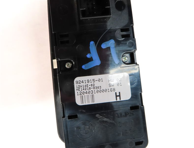 Thumbnail 6: 09-15 BMW 740i 750i 760i B7 (F01) DRIVER WINDOW SWITCH w/ SHADE & P-FOLD (BLACK)