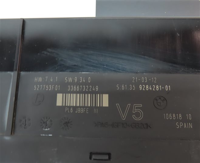 Thumbnail 5: 2011-2019 BMW M5 5 / 6 / 7 SERIES (F01 F02 F10 F12) PRIMARY BODY CONTROL MODULE