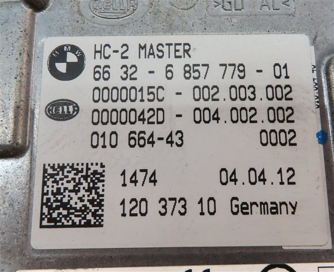 Thumbnail 5: 2012 BMW 750XI (F02) REAR RIGHT BLIND SPOT RADAR SENSOR MODULE MASTER