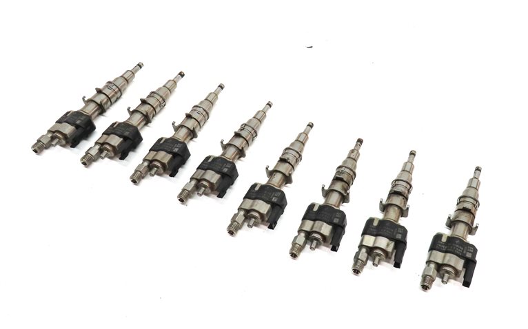 Thumbnail 1: 08-16 BMW 3 5 7 X5 X6 Z4 3.0L N54 4.4L N63 FUEL INJECTOR SET/8 (ALL INDEX 12)