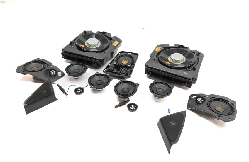 Thumbnail 1: 2012 BMW 750XI (F02) AUDIO SOUND SYSTEM SUBWOOFER TWEETER SPEAKER SET/13