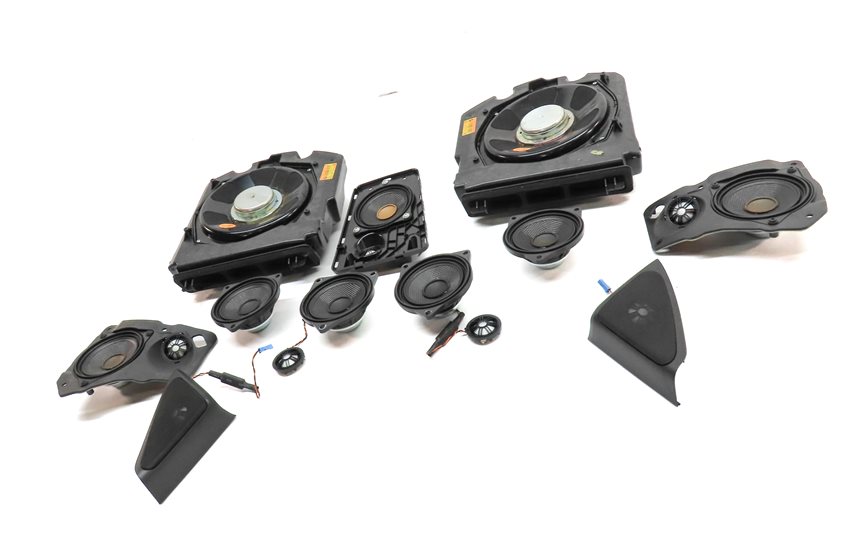 Thumbnail 2: 2012 BMW 750XI (F02) AUDIO SOUND SYSTEM SUBWOOFER TWEETER SPEAKER SET/13