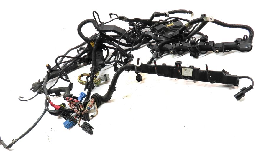 Thumbnail 2: 2012 BMW 750XI (F02) 4.4L (N63) ENGINE MOTOR WIRE WIRING HARNESS LOOM