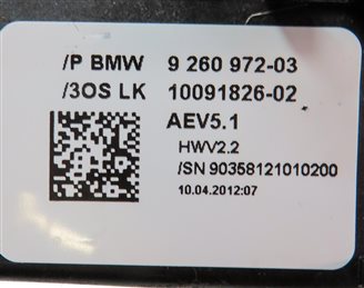 Thumbnail 7: 2011-2017 BMW 535iGT 550iGT 740i 750i X3 (F10 F01 F25) TRANSMISSION GEAR SHIFTER
