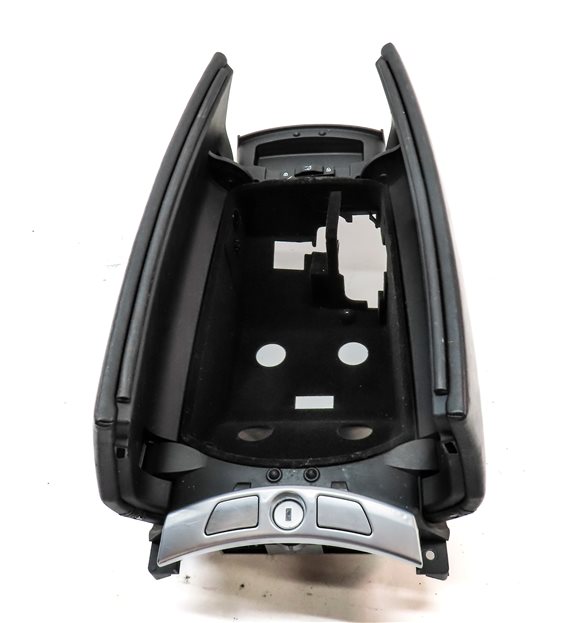 Thumbnail 8: 09-15 BMW 740i 750i 760i B7 (F01) CENTER CONSOLE ARM REST COMPARTMENT (Black)