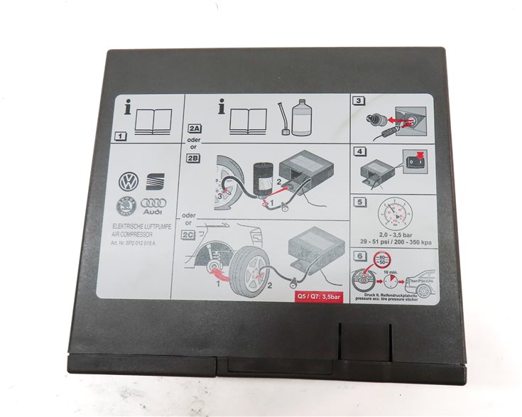 Thumbnail 4: 2015 AUDI SQ5 (B8 8R) EMERGENCY ROADSIDE TIRE AIR COMPRESSOR PUMP