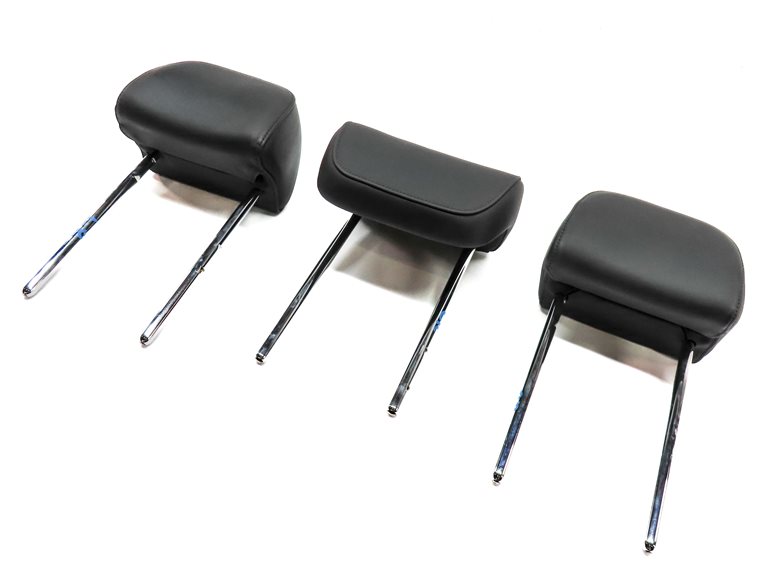 11-17 AUDI Q5 SQ5 (B8 8R) REAR LEFT RIGHT & CENTER HEADREST SET 3 (Silver)