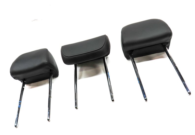 Thumbnail 2: 11-17 AUDI Q5 SQ5 (B8 8R) REAR LEFT RIGHT & CENTER HEADREST SET 3 (Silver)