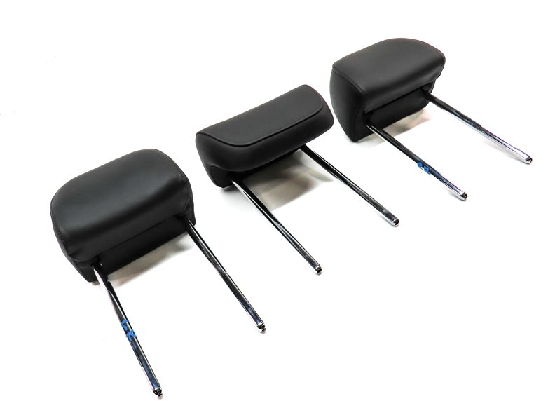 Thumbnail 3: 11-17 AUDI Q5 SQ5 (B8 8R) REAR LEFT RIGHT & CENTER HEADREST SET 3 (Silver)