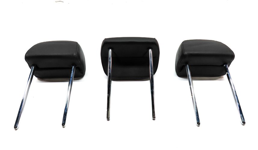 Thumbnail 6: 11-17 AUDI Q5 SQ5 (B8 8R) REAR LEFT RIGHT & CENTER HEADREST SET 3 (Silver)