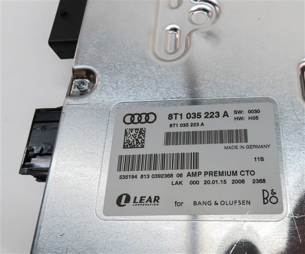 Thumbnail 5: 13-17 AUDI A4 S4 A5 S5 RS5 Q5 Q7 (B8 8K 8R 4M) BANG & OLUFSEN AUDIO AMP AMPLIFER