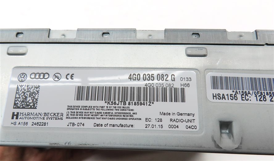 Thumbnail 5: 2013-2017 AUDI Q5 SQ5 (B8 8R) AM/FM RADIO STEREO RECEIVER MODULE (HARMAN BECKER)