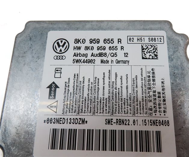 Thumbnail 5: 15-17 AUDI ALLROAD SQ5 Q5 (B8) SRS BAGG CONTROL MODULE COMPUTER