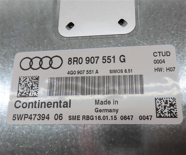 Thumbnail 5: 14-17 AUDI SQ5 (B8 8R) 3.0L SUPERCHARGED ENGINE ECM ENGINE CONTROL MODULE