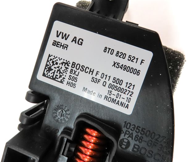 Thumbnail 5: 13-17 AUDI A4 S4 A5 S5 Q5 (B8 8K 8T 8R) FRONT HEATER A/C BLOWER MOTOR RESISTOR