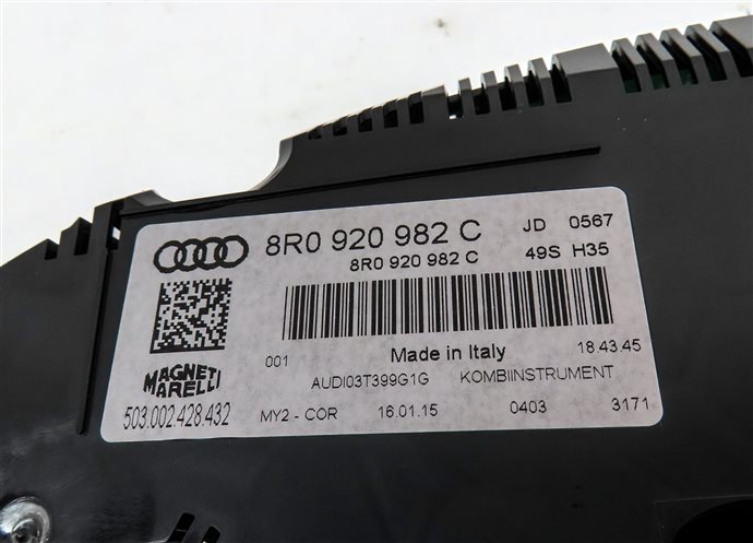 Thumbnail 7: 2015-2017 AUDI SQ5 B8 8R DASH SPEEDOMETER INSTRUMENT GAUGE CLUSTER (131k)