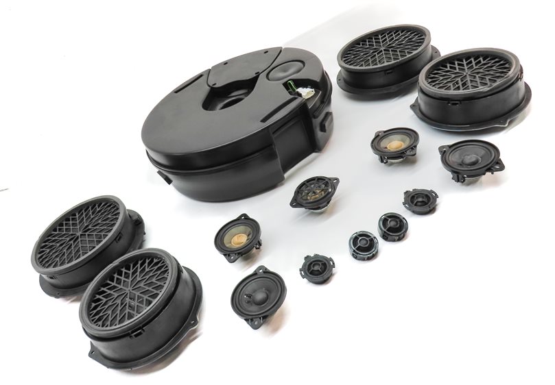 Thumbnail 3: 2015 AUDI SQ5 (B8 8R) BANG & OLUFSEN AUDIO SOUND SYSTEM SPEAKER SUBWOOFER SET/14