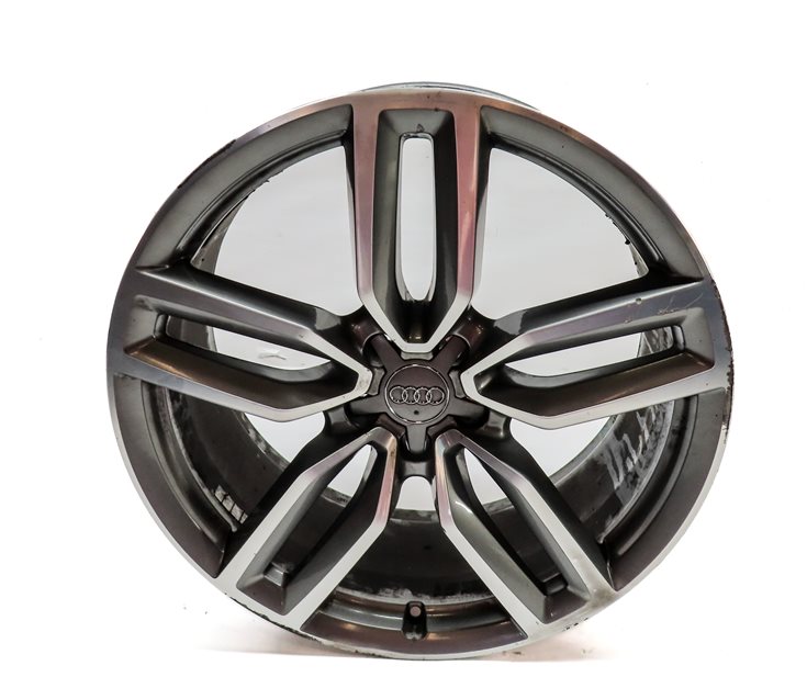 Thumbnail 1: 2014-2017 AUDI SQ5 (B8 8R) 21x8.5 ALUMINUM ALLOY 5 DOUBLE SPOKE WHEEL RIM