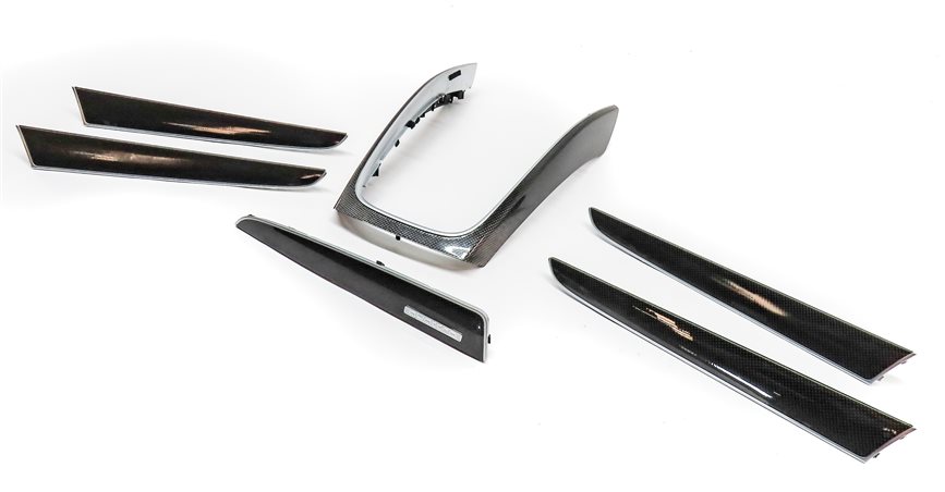 Thumbnail 1: 2015 AUDI SQ5 (B8 8R) INTERIOR DASH CENTER CONSOLE DOOR TRIM SET/6 (Carbon)