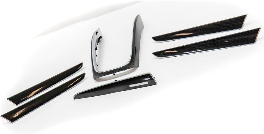 Thumbnail 2: 2015 AUDI SQ5 (B8 8R) INTERIOR DASH CENTER CONSOLE DOOR TRIM SET/6 (Carbon)