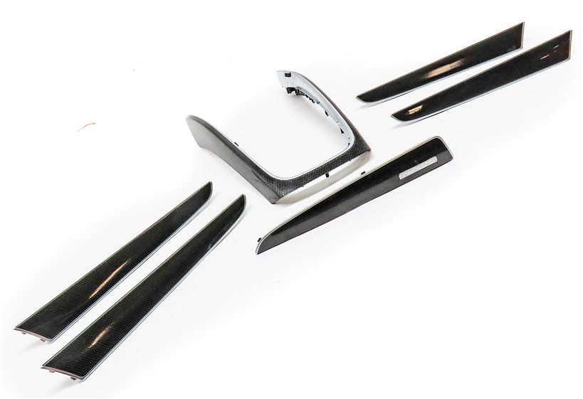 Thumbnail 3: 2015 AUDI SQ5 (B8 8R) INTERIOR DASH CENTER CONSOLE DOOR TRIM SET/6 (Carbon)