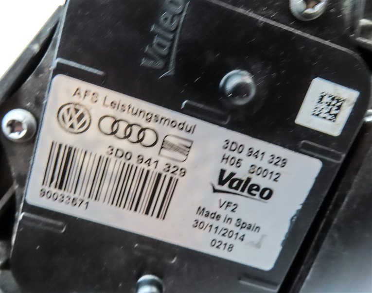 Thumbnail 7: 13-17 AUDI Q5 SQ5 (B8 8R) RIGHT PASSENGER XENON HID AFS ADAPTIVE CURVE HEADLIGHT