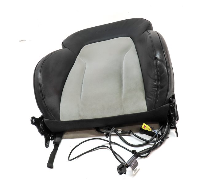 Thumbnail 2: 15 AUDI SQ5 B8 8R LEFT DRIVER UPPER SPORT MEMORY HEATED SEAT CUSHION (Silver)