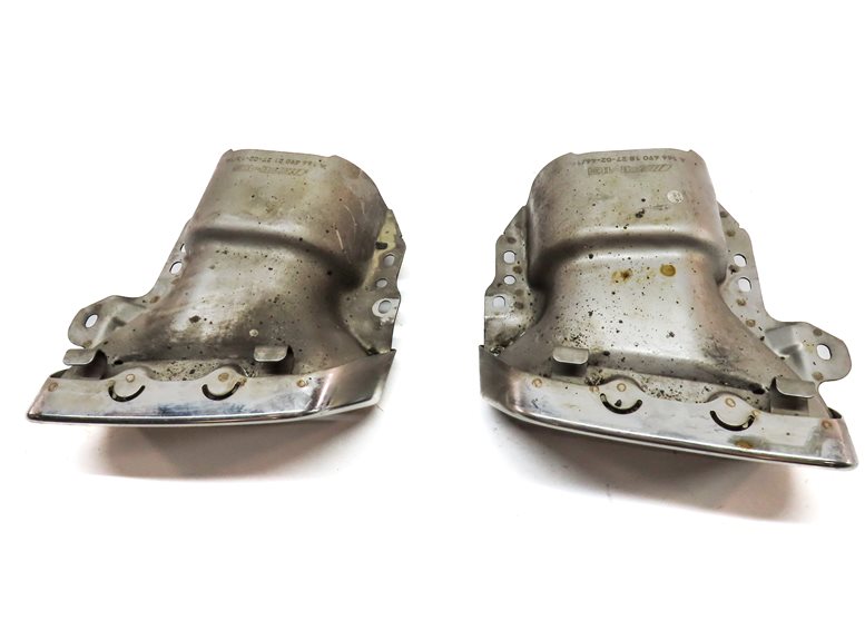 Thumbnail 5: 13-19 MERCEDES GL GLS ML (X166) 4.6L REAR LEFT & RIGHT MUFFLER EXHAUST TIP SET 2