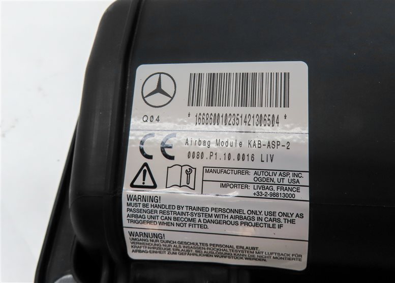 Thumbnail 6: 12-19 MERCEDES GL350 GL450 GL550 ML350 ML550 GLE (W166 X166) DRIVER KNEE AIRBAG