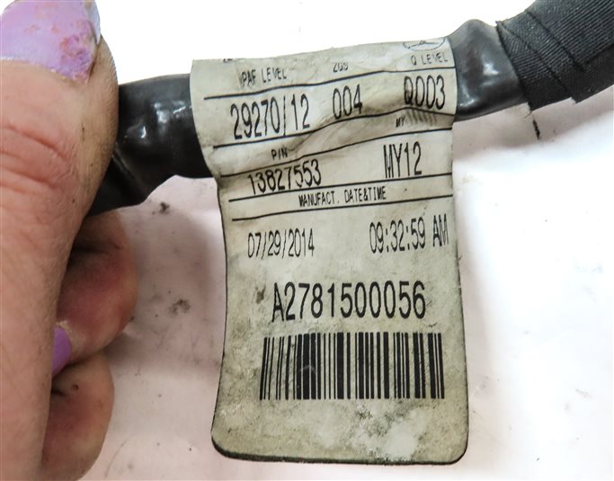 Thumbnail 4: 2015 MERCEDES GL550 (X166) AUTOMATIC TRANSMISSION WIRE WIRING HARNESS LOOM