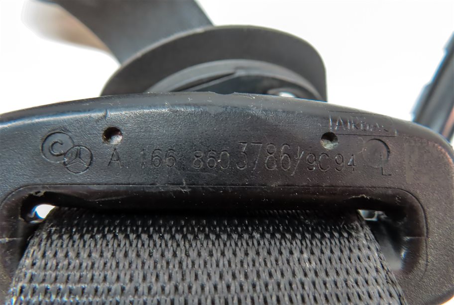 Thumbnail 5: 12-16 MERCEDES GL350 GL450 GL550 W166 X166 FRONT LEFT DRIVER SEATBELT RETRACTOR