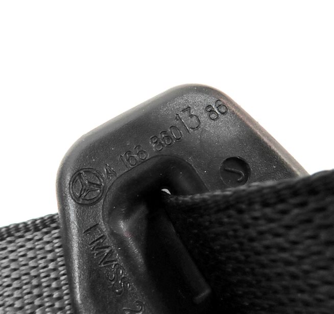 Thumbnail 5: 15 MERCEDES GL550 (X166) REAR 2ND ROW LEFT SEAT SEATBELT BELT RETRACTOR (Black)