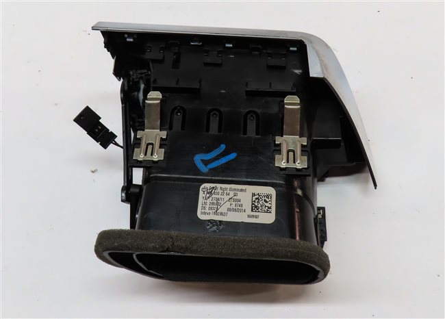 Thumbnail 5: 15 MERCEDES GL550 X166 FRONT RIGHT PASSENGER DASH HEAT AIR AC HVAC VENT (Black)