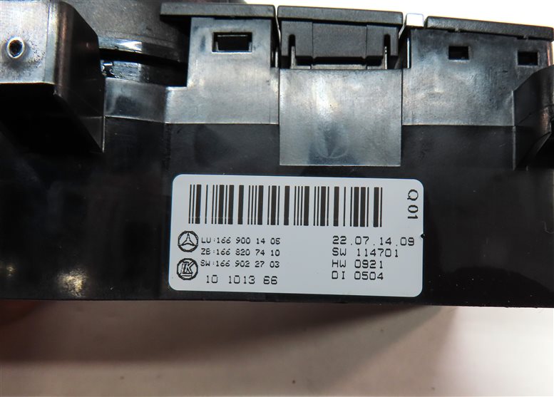 Thumbnail 6: 14-19 MERCEDES GLS GL350 GL450 GL550 ML350 ML550 (W166 X166) REAR HEATER CONTROL