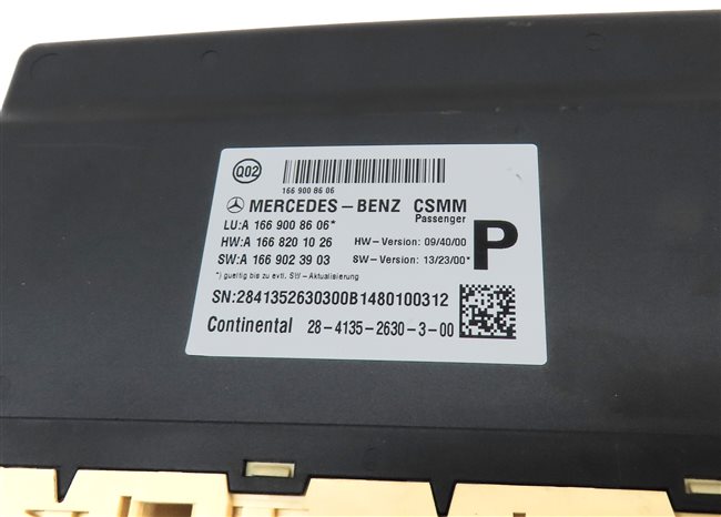 Thumbnail 5: 2015 MERCEDES GL550 (X166) FRONT RIGHT PASSENGER SEAT CONTROL MODULE