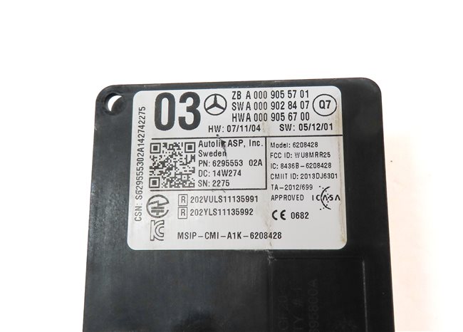 Thumbnail 4: 2015 MERCEDES GL550 (X166) REAR RIGHT BLIND SPOT RADAR SENSOR MODULE