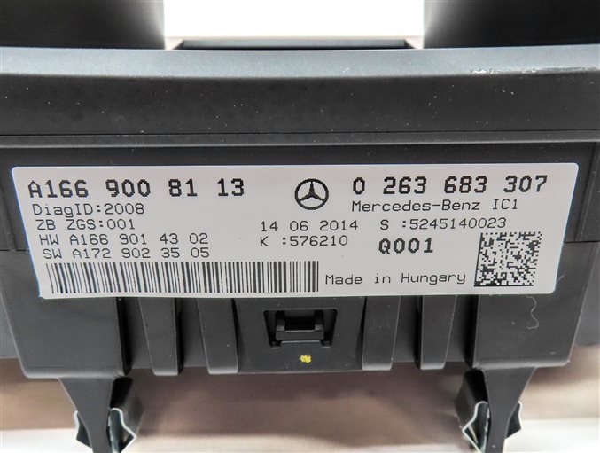 Thumbnail 6: 15 MERCEDES GL ML CLASS X166 W166 SPEEDOMETER INSTRUMENT GAUGE CLUSTER (166k)