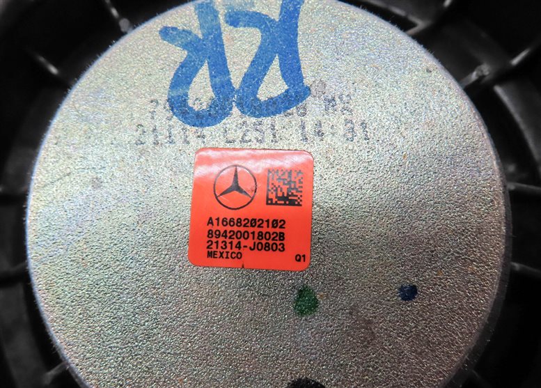 Thumbnail 14: 15 MERCEDES GL550 (X166) LOGIC 7 AUDIO SOUND SYSTEM SPEAKER SUBWOOFER SET/13