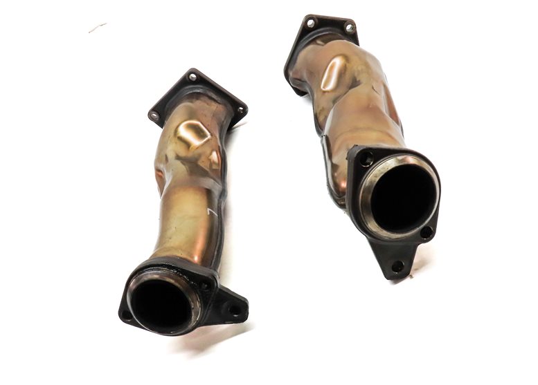 Thumbnail 2: 2015 MERCEDES GL550 (X166) 4.6L ENGINE TURBO EXHAUST HOSE PIPE SET/2