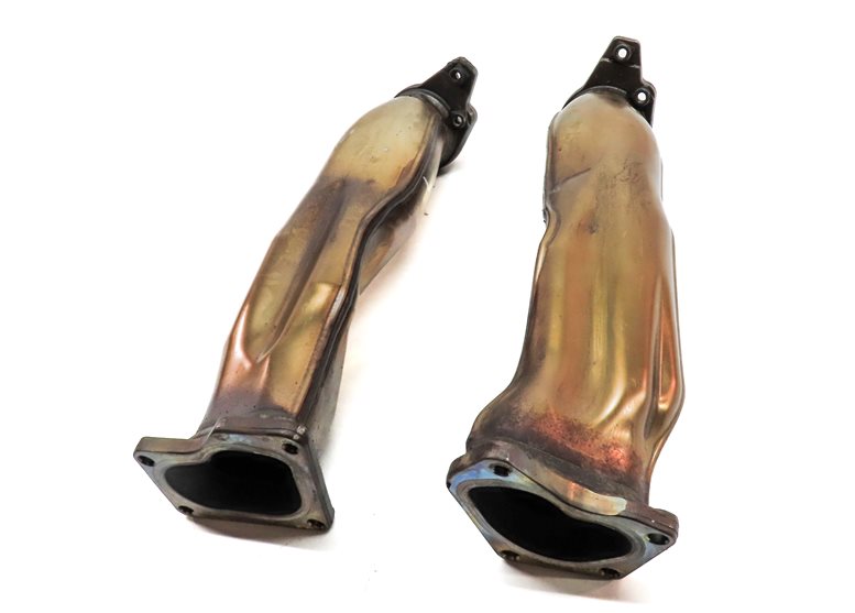 Thumbnail 4: 2015 MERCEDES GL550 (X166) 4.6L ENGINE TURBO EXHAUST HOSE PIPE SET/2