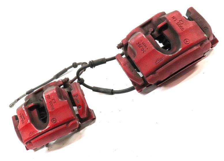 Thumbnail 3: 2013-2019 MERCEDES GL GLE GLS ML CLASS (W166 X166) FRONT BRAKE CALIPER SET/2