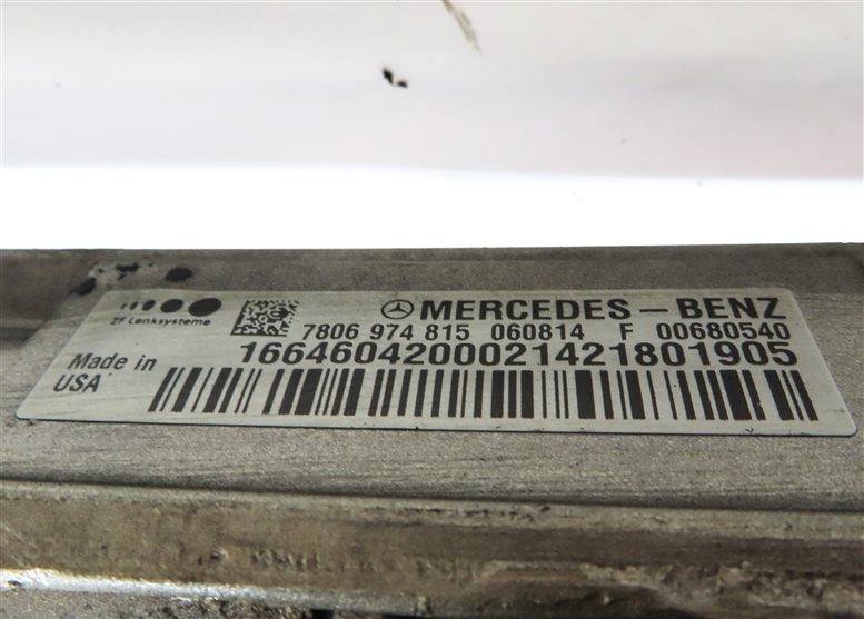 Thumbnail 5: 2013-2016 MERCEDES GL ML CLASS W166 X166) POWER STEERING GEAR RACK & PINION