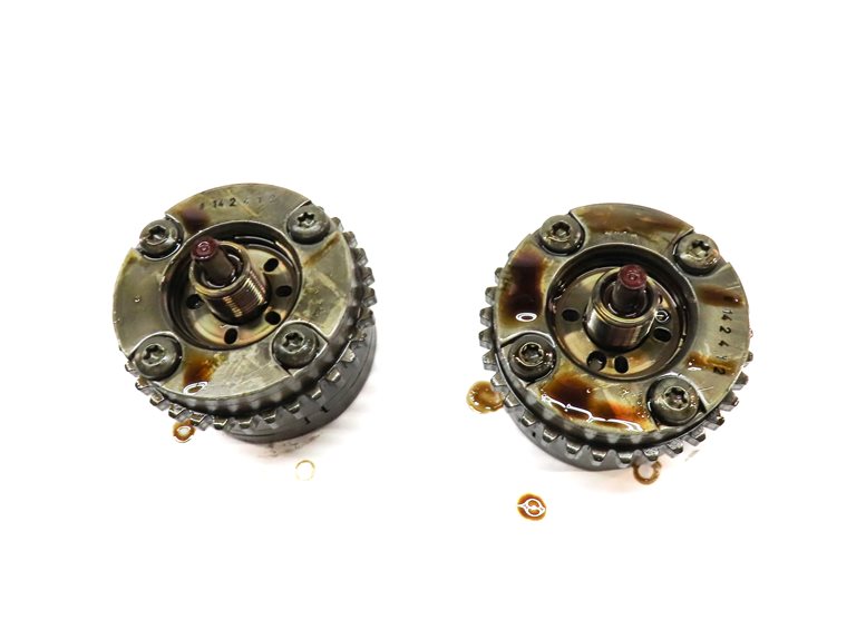 Thumbnail 4: 14-19 MERCEDES GL GLE GLS ML S 4.6L LEFT CYLINDER HEAD CAMSHAFT TMING GEAR SET 2